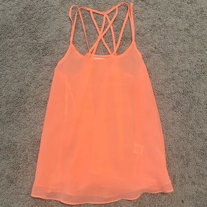 Neon pink/peach shirt